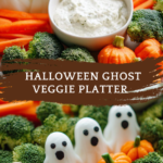 Halloween Ghost Veggie Platter Recipe