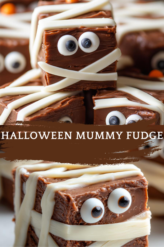 Halloween Mummy Fudge