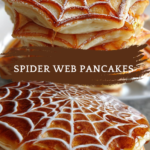 Hauntingly Good Spider Web Pancakes