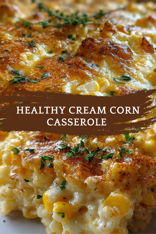 Healthy Cream Corn Casserole