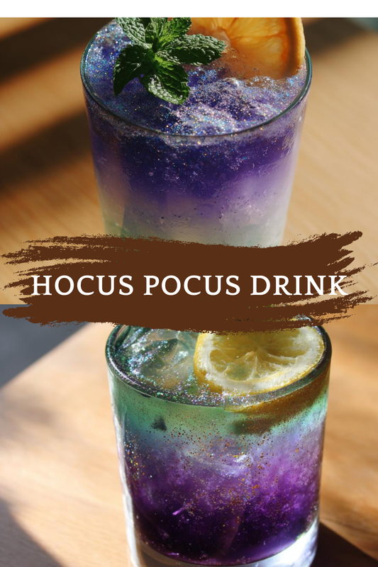 Hocus Pocus Drink - a witchy Halloween cocktail