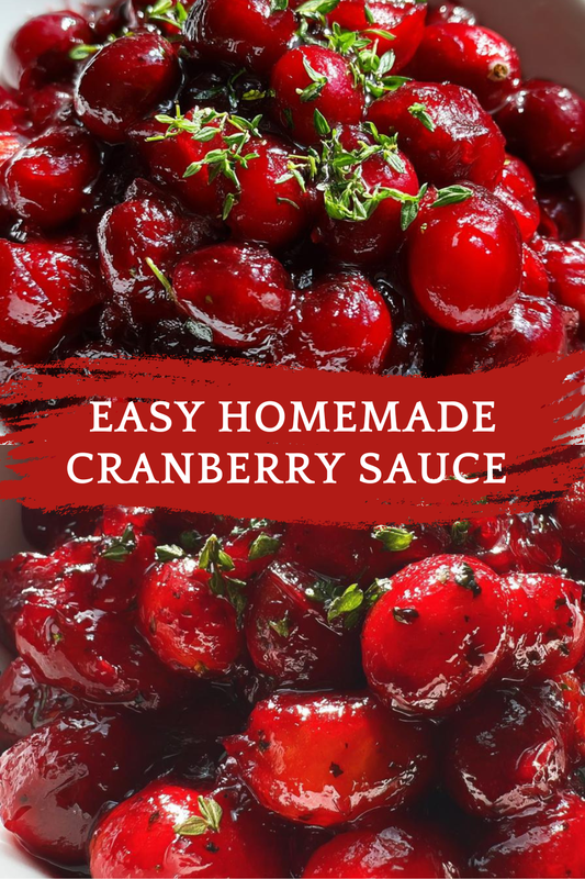 Homemade Cranberry Sauce Recipe
