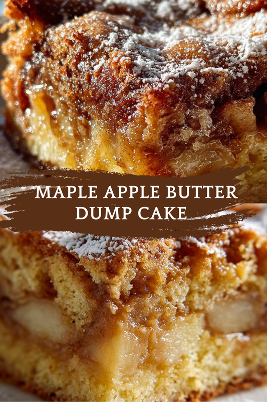 Maple Apple Butter Dump Cake