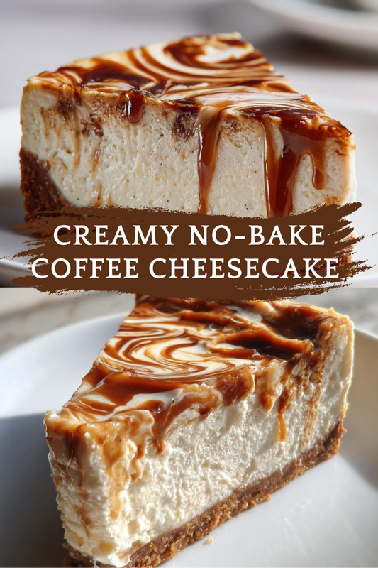 No-Bake Coffee Cheesecake