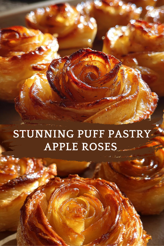 Puff Pastry Apple Roses