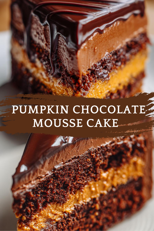 Pumpkin Chocolate Mousse Cake