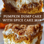 Pumpkin Dump Cake with Spice Cake Mix