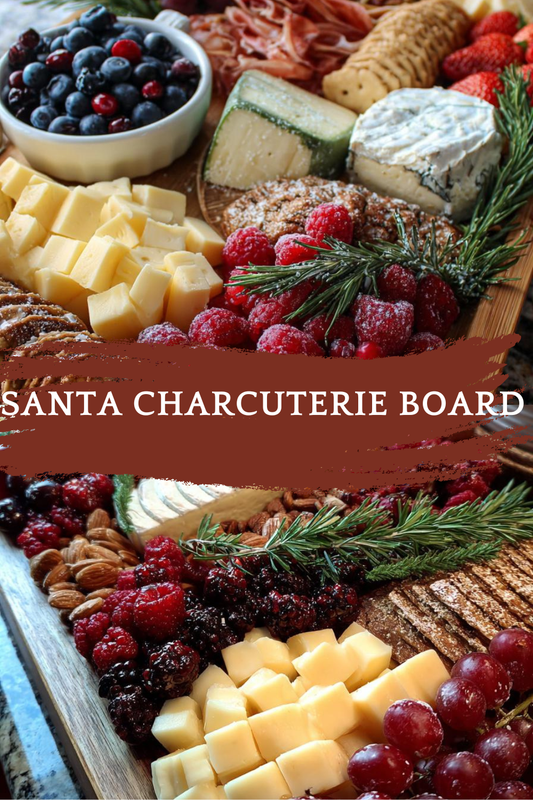 Santa Charcuterie Board