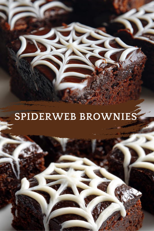 Spiderweb Brownies
