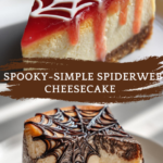Spiderweb Cheesecake : Spooky-Simple Halloween Showstopper!