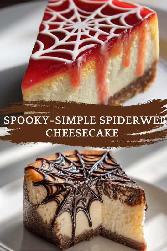 Spiderweb Cheesecake : Spooky-Simple Halloween Showstopper!