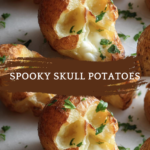 Spooky Halloween Skull Potatoes