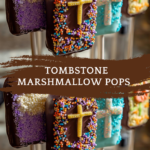 Tombstone Marshmallow Pops