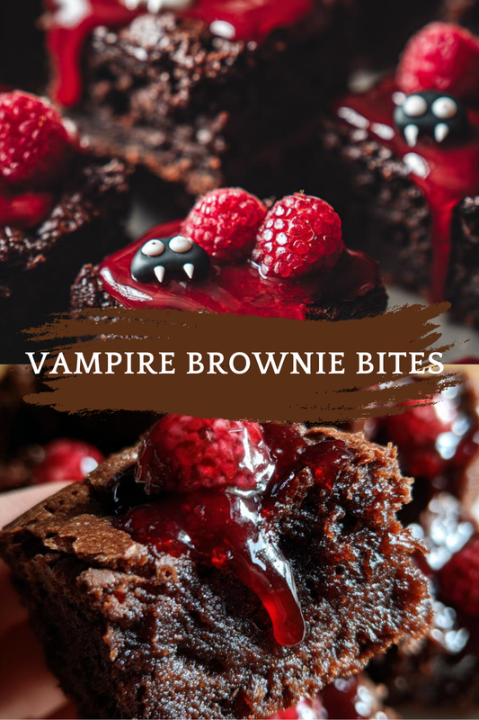 Vampire Brownie Bites