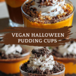 Vegan Halloween Pudding Cups