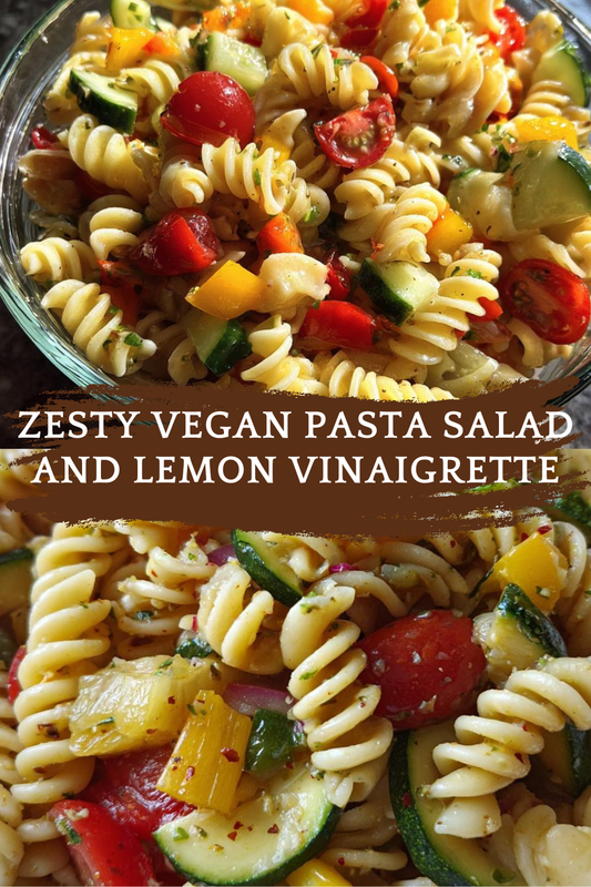 Vegan Pasta Salad with Lemon Vinaigrette