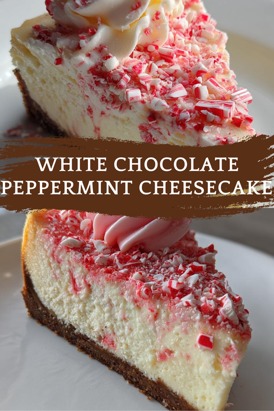 White Chocolate Peppermint Cheesecake
