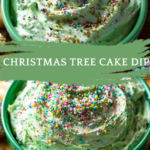 christmas tree cake dip