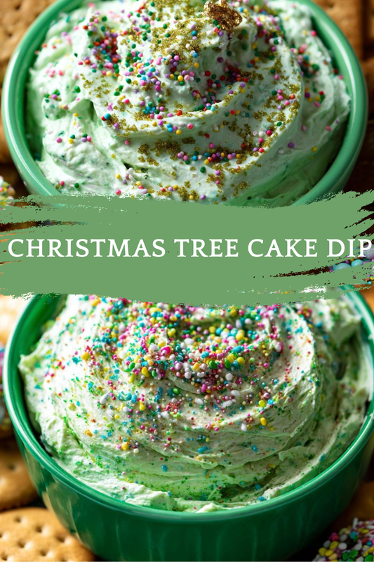 christmas tree cake dip