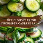 cucumbe caprese salad
