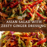 Asian Crunch Salad with Ginger Dressing