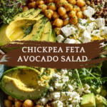 Chickpea Feta Avocado Salad