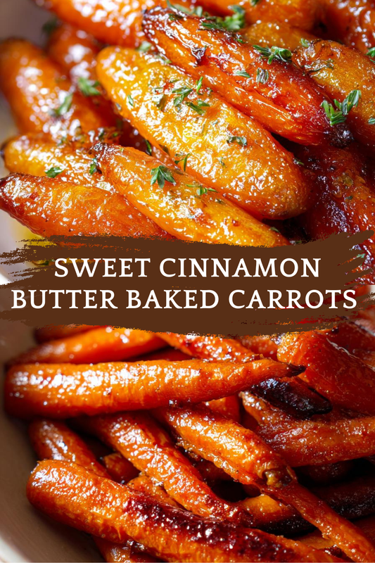 Cinnamon Butter Baked Carrots