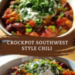 Crockpot Southwest Style Chili: A Flavorful Family Favorite!