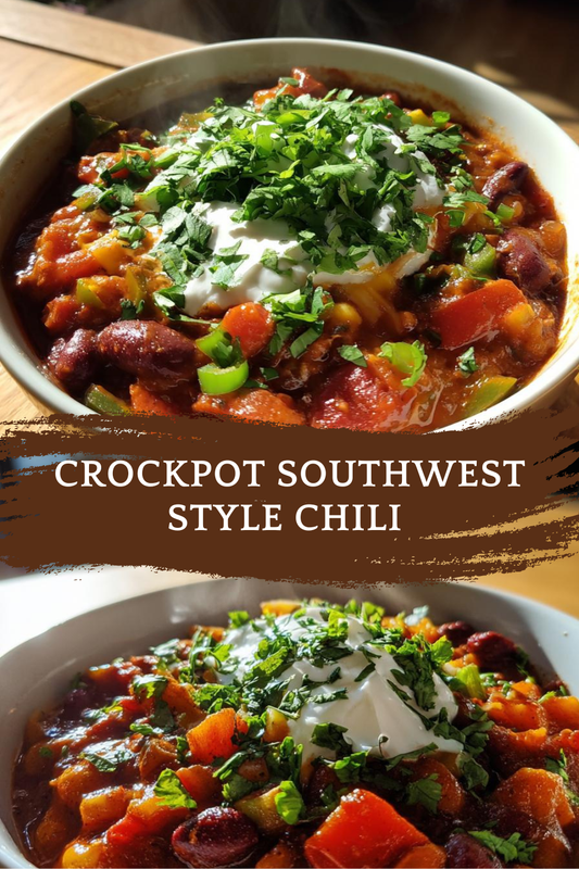 Crockpot Southwest Style Chili: A Flavorful Family Favorite!