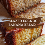 Glazed Eggnog Banana Bread