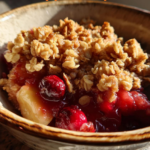 Homemade Cranberry Apple Crisp