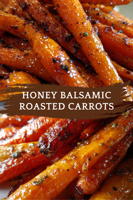 Honey Balsamic Roasted Carrots