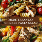 Mediterranean Chicken Pasta Salad