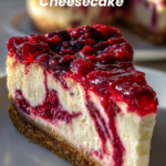 No-Bake Cranberry Cheesecake