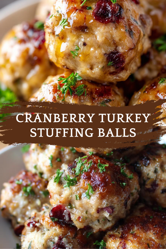 Quick and Tasty Cranberry Turkey Stuffing Ball