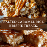 Salted Caramel Rice Krispie Treats