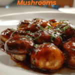 Slow Cooker Barbecue Mushrooms