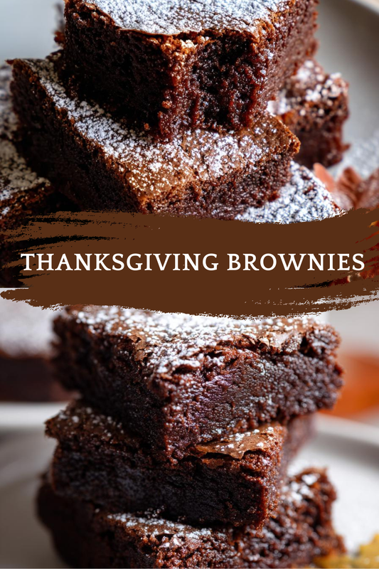 thanksgiving brownies