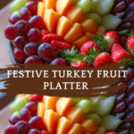 turkey fruit platter
