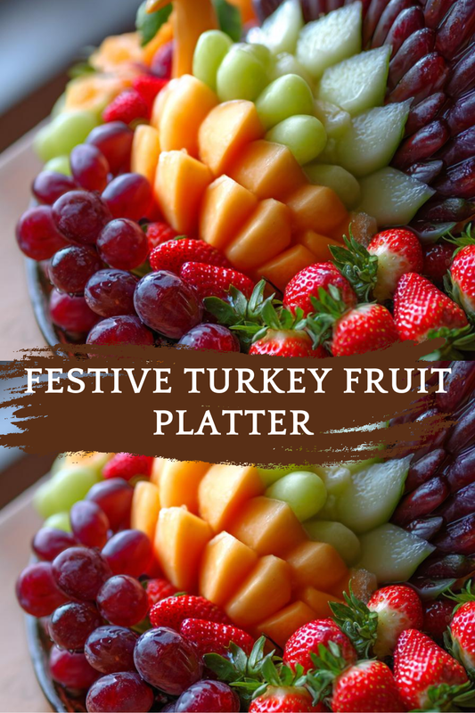 turkey fruit platter