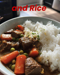 Beef Stew and Rice