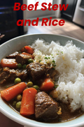Beef Stew and Rice