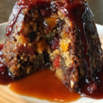 British Traditional Christmas pudding