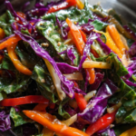 Cabbage Crunch Salad with Cider Vinaigrette