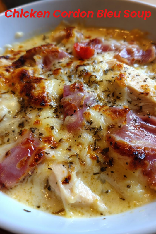 Chicken Cordon Bleu Soup