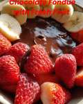 Chocolate Fondue with Fresh Fruit