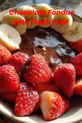 Chocolate Fondue with Fresh Fruit