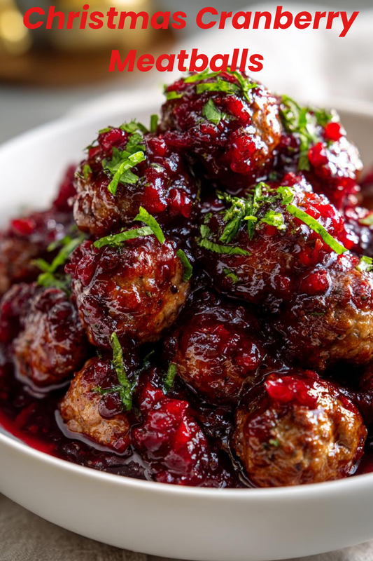 Christmas Cranberry Meatballs