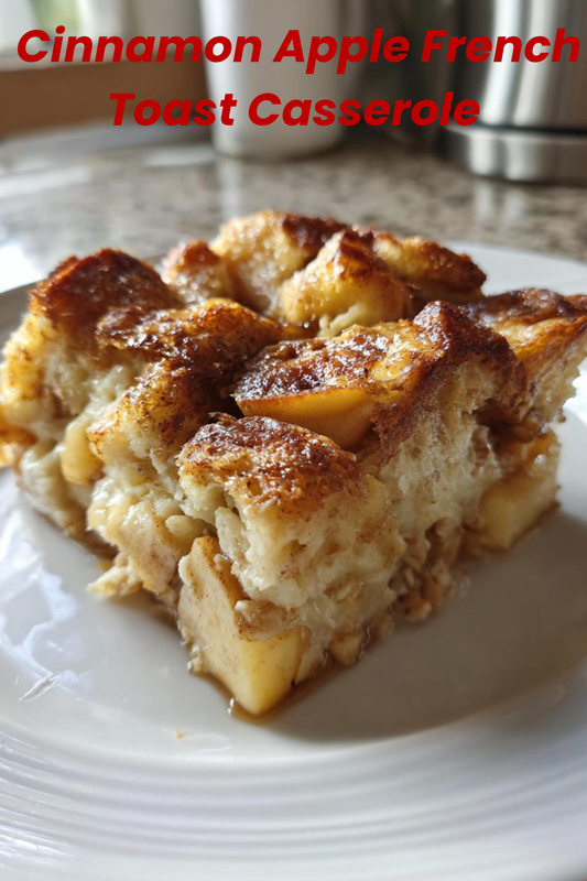 Cinnamon Apple French Toast Casserole