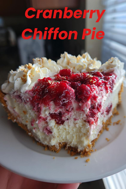 Cranberry Chiffon Pie